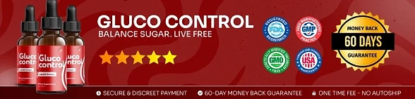 Gluco Control 60-day money-back guarantee and quality badges